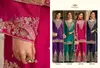 Sarika By Sanika Chinon Silk Bulk Readymade Plazzo Suits Orders In India