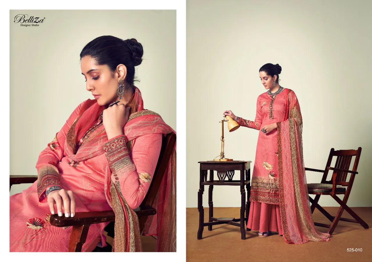 Belliza Muskaan Latest Fancy Casual Wear jam cotton Digital Printed Designer Dress Material Collection
