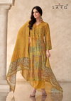 Chand Raat By Sarg Muslin Silk Printed Wholesale Dress Material Suppliers In Mumbai
