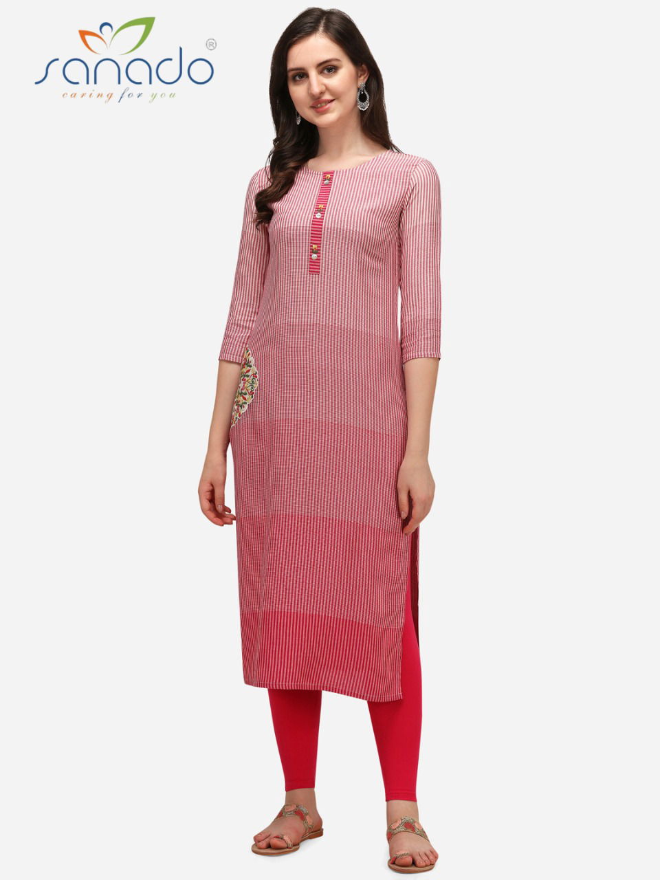 Sanado Daisy Latest Fancy Designer Ethnic Wear Viscos Long Kurti Collection
