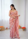 Kc 913 Fendy Satin Silk Cutdana Work Designer Saree Exporters In India
