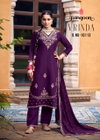 Vrinda By Rangoon Silk Emboidery Top With Bottom Dupatta Suppliers In India