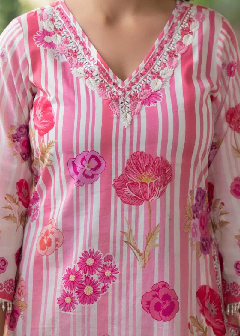 Tanyaa P 175 Cotton Kurti With Bottom Dupatta Suppliers In India