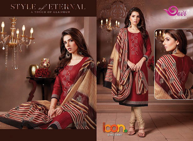 Devi Icon 10 Latest Fancy Designer Regular Casual Wear Printed Pure Cotton Collection
