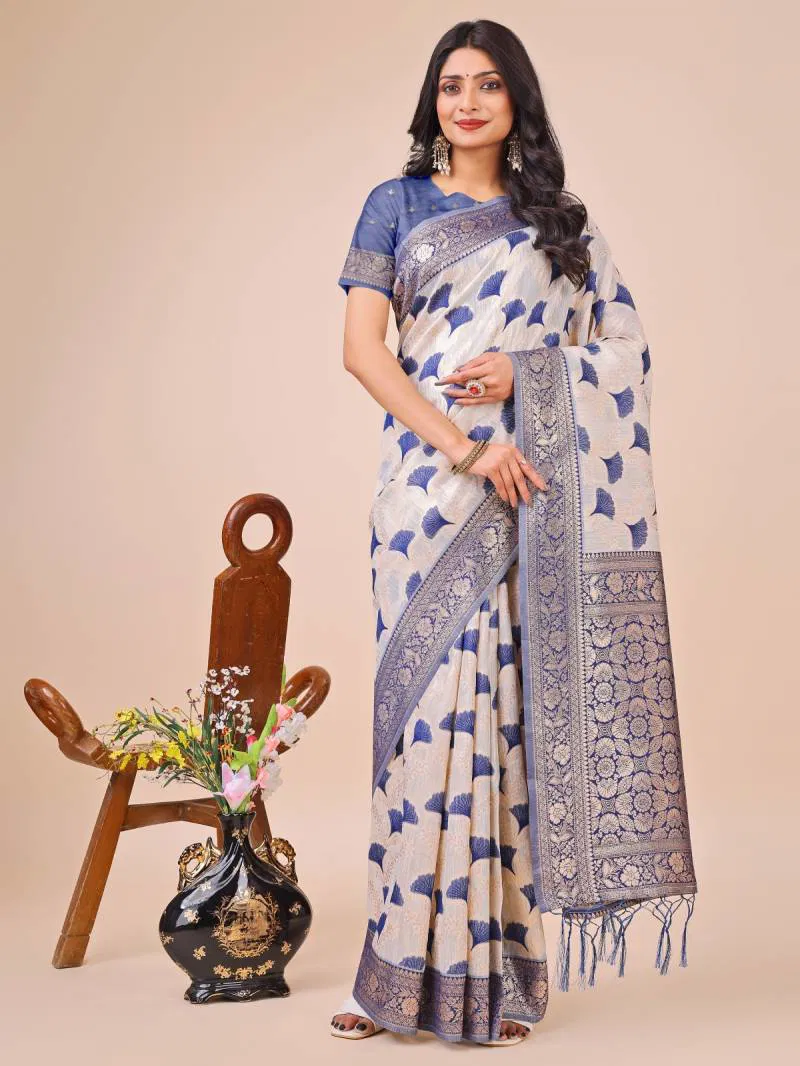 Ast Linen Queen Casual Wear Fancy Linen Saree Wholesale Price In Surat