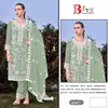 Bilqis B 160 Q To T Fox Georgette Embroidered Pakistani Salwar Kameez Collection
