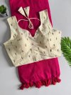 Khadi Hk 42 Vol 2 Khadi Cotton Saree With Cotton Blouse