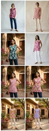 Short Tops Vol 2 By Naisha Cotton Printed Ladies Tops
