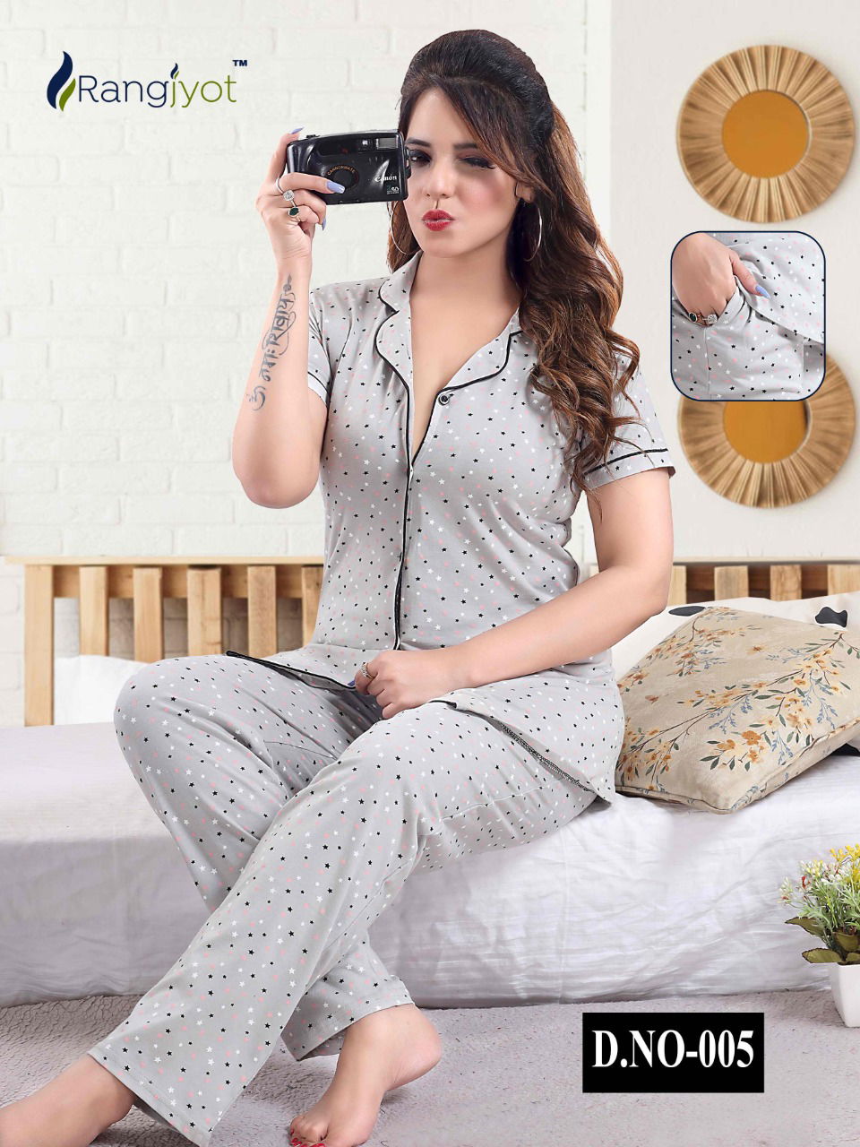 Rangjyot 101 Latest Designer Hosiery Cotton Night Wear Collection
