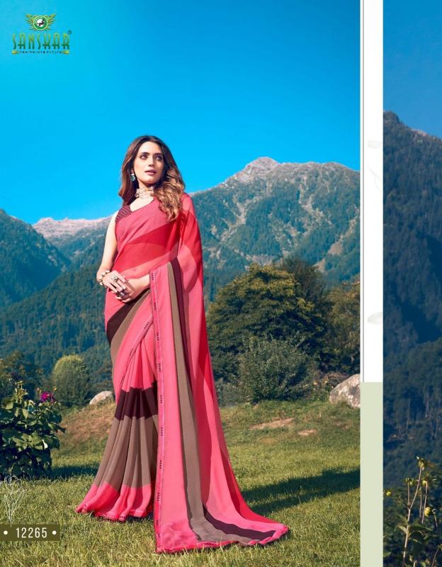 Signature Vol 20 By Sanskar Georgette Saree Wholesale Market In Surat