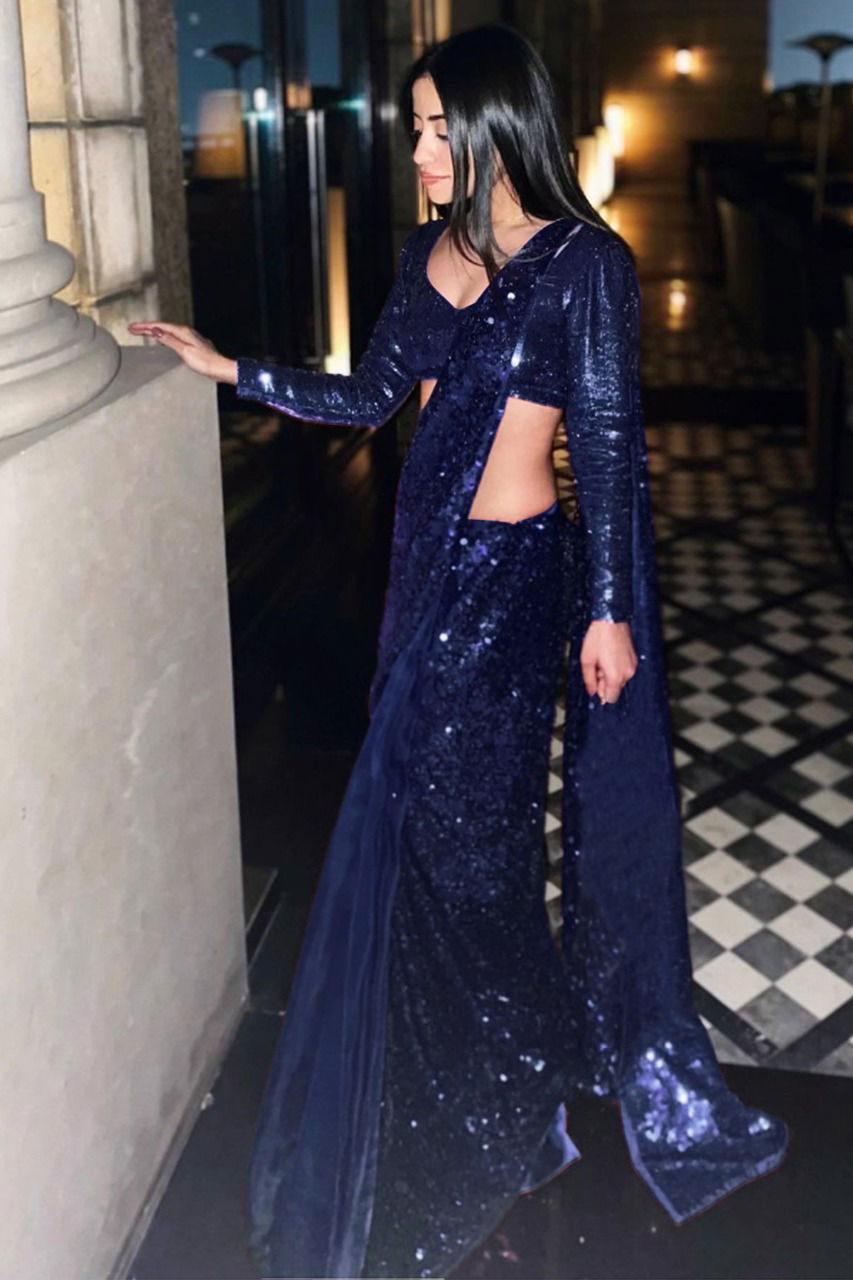 Kt 205 Designer Stylish Party Wear Latest Heavy Saree Collection
