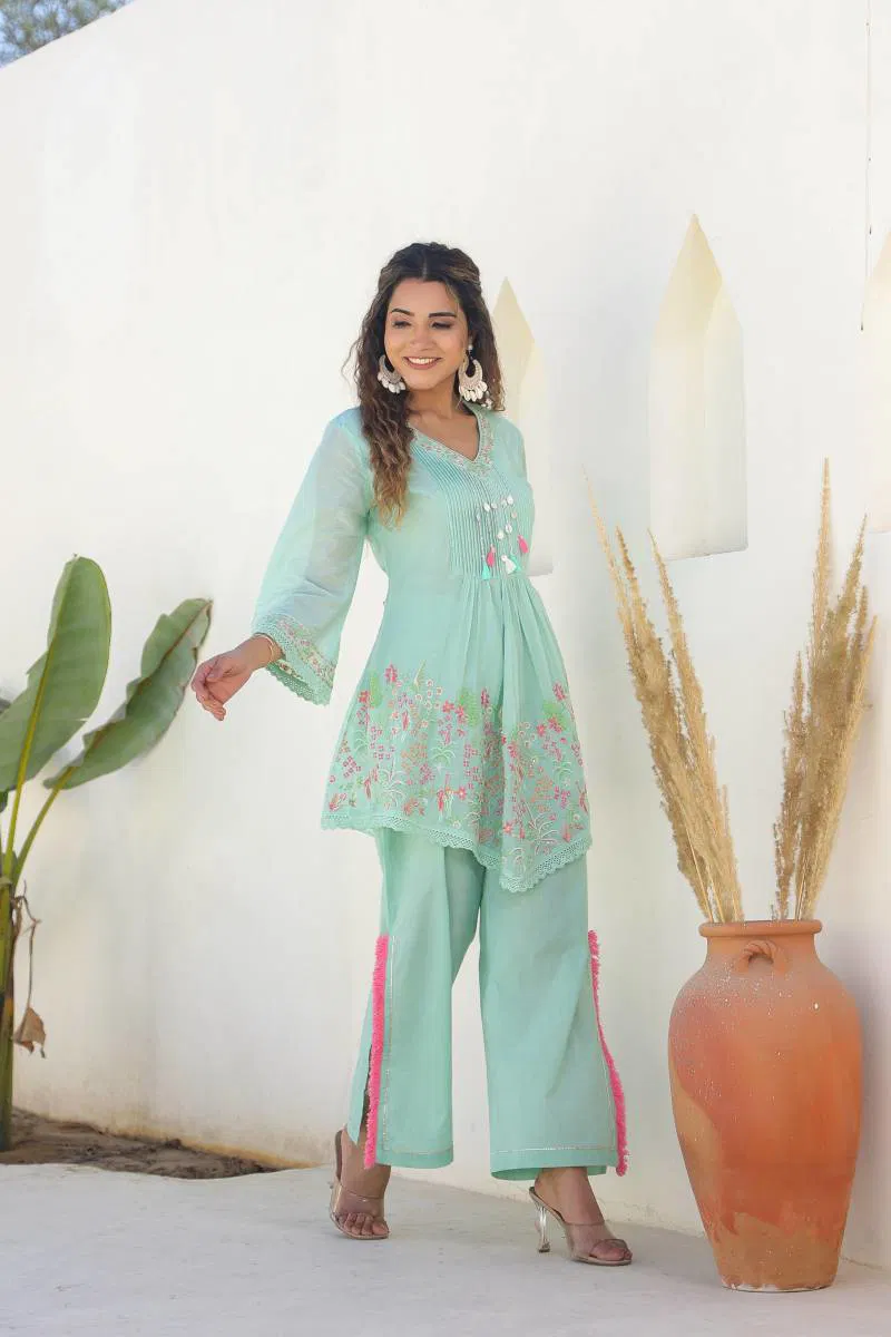 Tanyaa P 159 Mal Cotton Stylish Co Ord Sets Bulk Orders In India