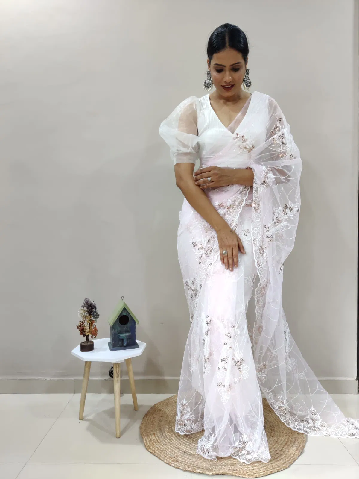 Rainbow Heavy Butterfly net Party Wear Sarees Catalog
