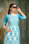 GAGRI STYLE Fancy Casual Wear Rayon Prints Flair Kurtis Collection