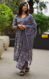 Dhruvi 349 Viscose Printed Kurti With Pant And Dupatta Wholesale Market In Surat