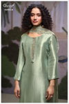 Glorina 4353 By Ganga Bemberg Silk Designer Salwar Suits Suppliers In India