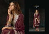 Sisa By Ibiza Banglory Glass Organza Hand Mirror Work Dress Material Exporters In India