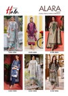 Alara Vol 4 By Hala Lawn Cotton Printed Wholesale Dress Material Suppliers In India
