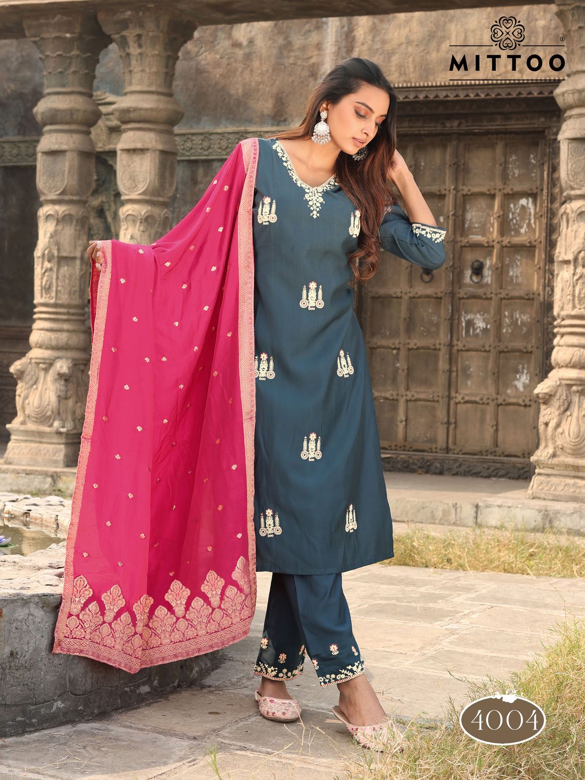 Saundarya By Mittoo Viscose Kurti With Bottom Dupatta Wholesale Price In Surat