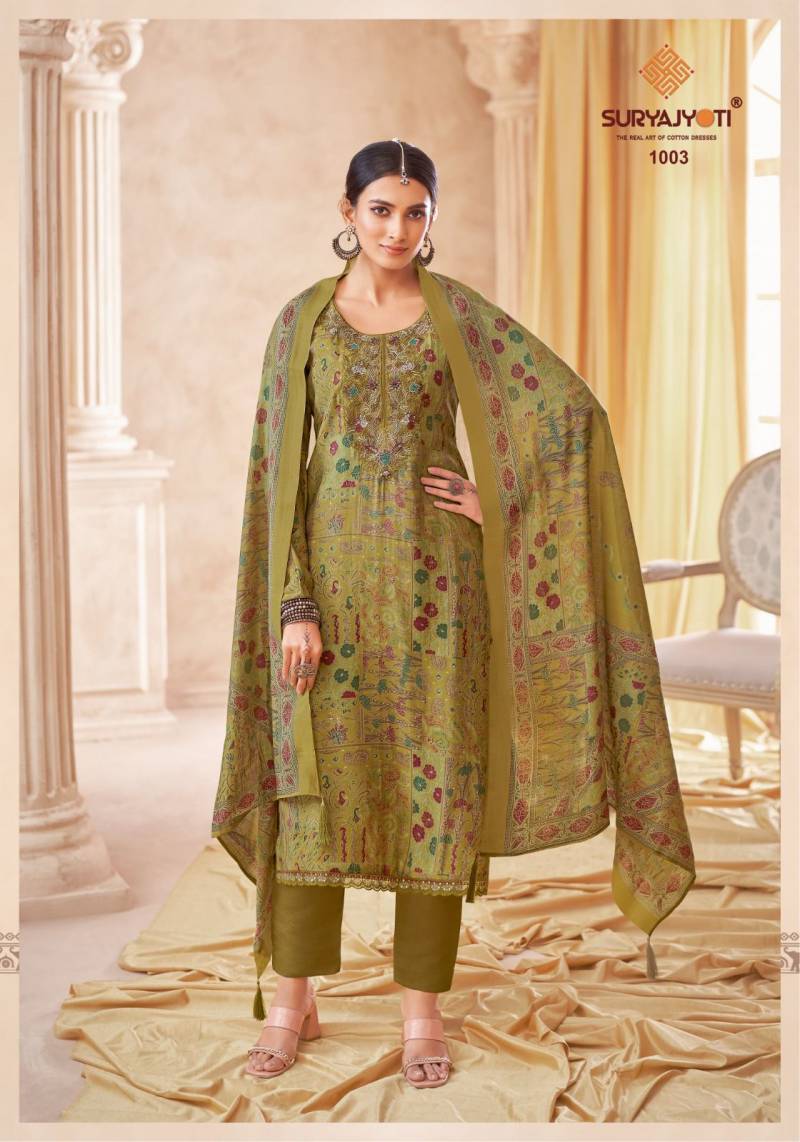 Kesha Vol 1 By Suryajyoti Modal Discharge Dress Material Suppliers In India