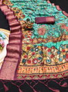 Scvc Gorma A Linen Silk Kalamkari Digital Printed Saree exporters in india