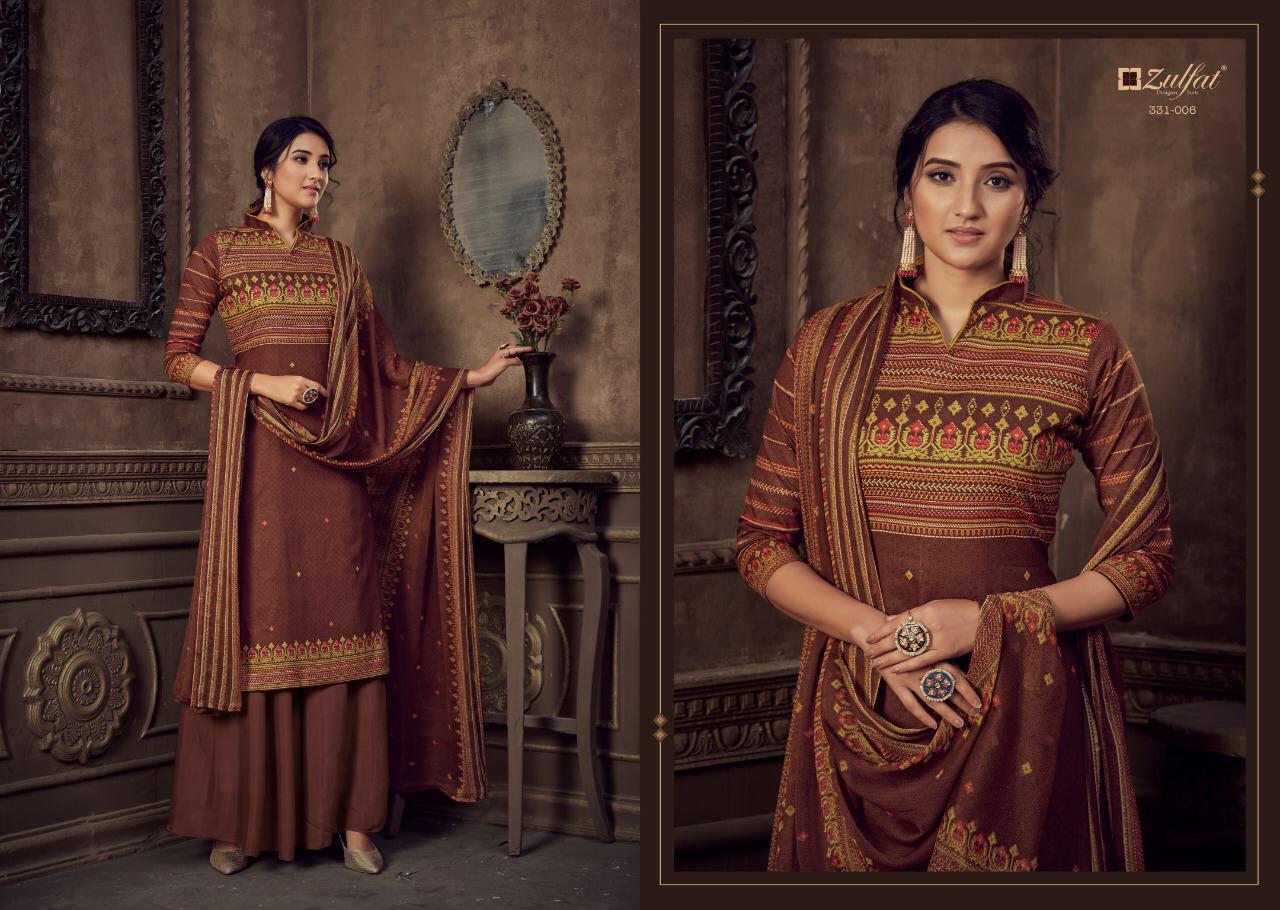 Zulfat Summer Style Exclusive Latest fancy Casual Wear Cotton Printed Designer Dress Material Collection
