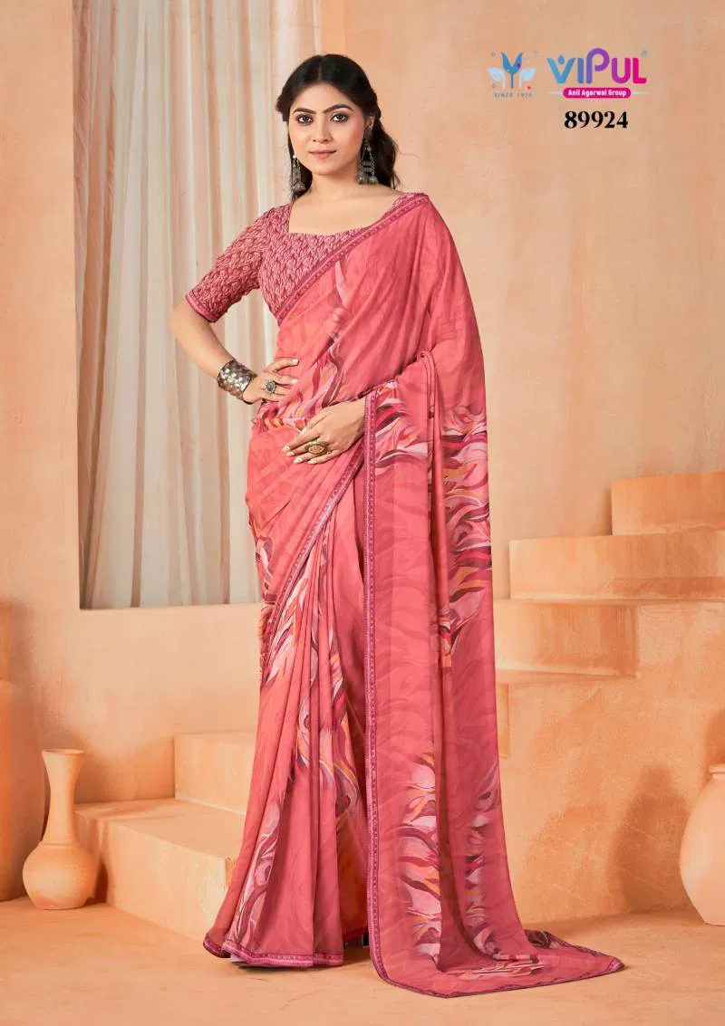Aardhya Vol 2 By Vipul Weight Less Printed Fancy Saree Wholesalers In Delhi