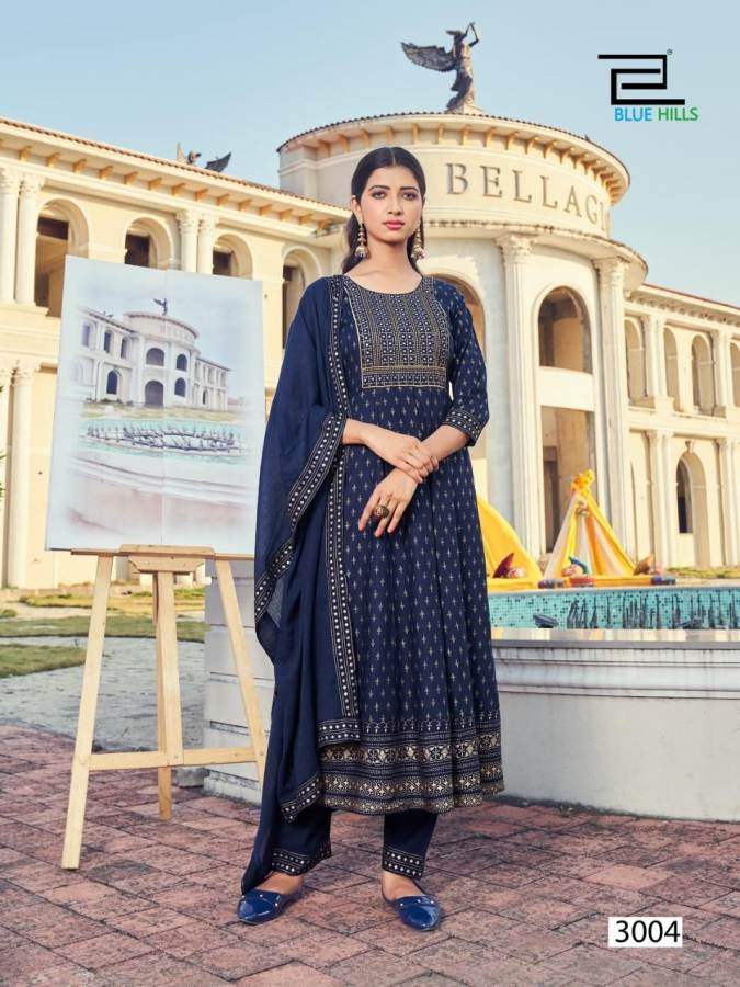 Blue Hills Manika Mage Hithe 3 Designer Latest Fancy Ethnic Wear Ready Made Collection