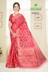 Megha 5744 By Sanskar Cotton Jacquard Weaving Pattern Saree Wholesalers In Delhi