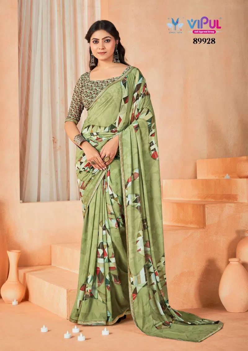 Aardhya Vol 2 By Vipul Weight Less Printed Fancy Saree Wholesalers In Delhi