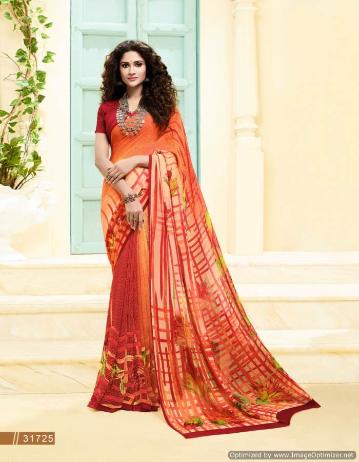 Subhash Gardenia 7 Nx Latest Designer Daily Wear Georgette Saree Collection With Beautiful Print