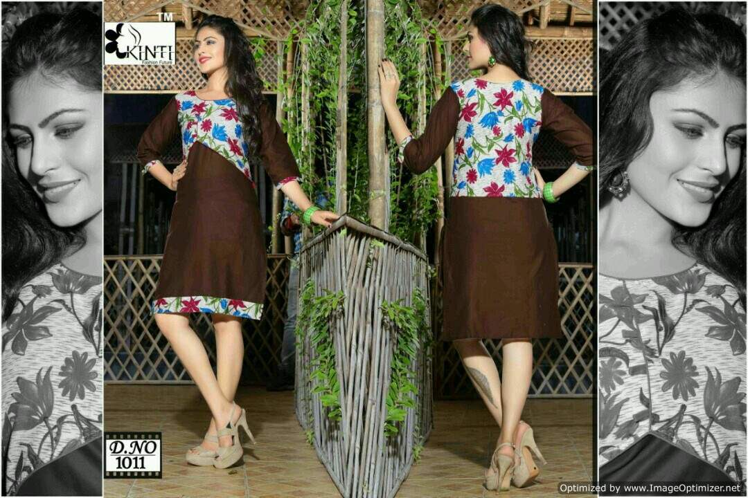 Kinti Kasturi-10 Latest Designer fancy Daily Wear Cotton Jacket Attached Kurtis Collection
