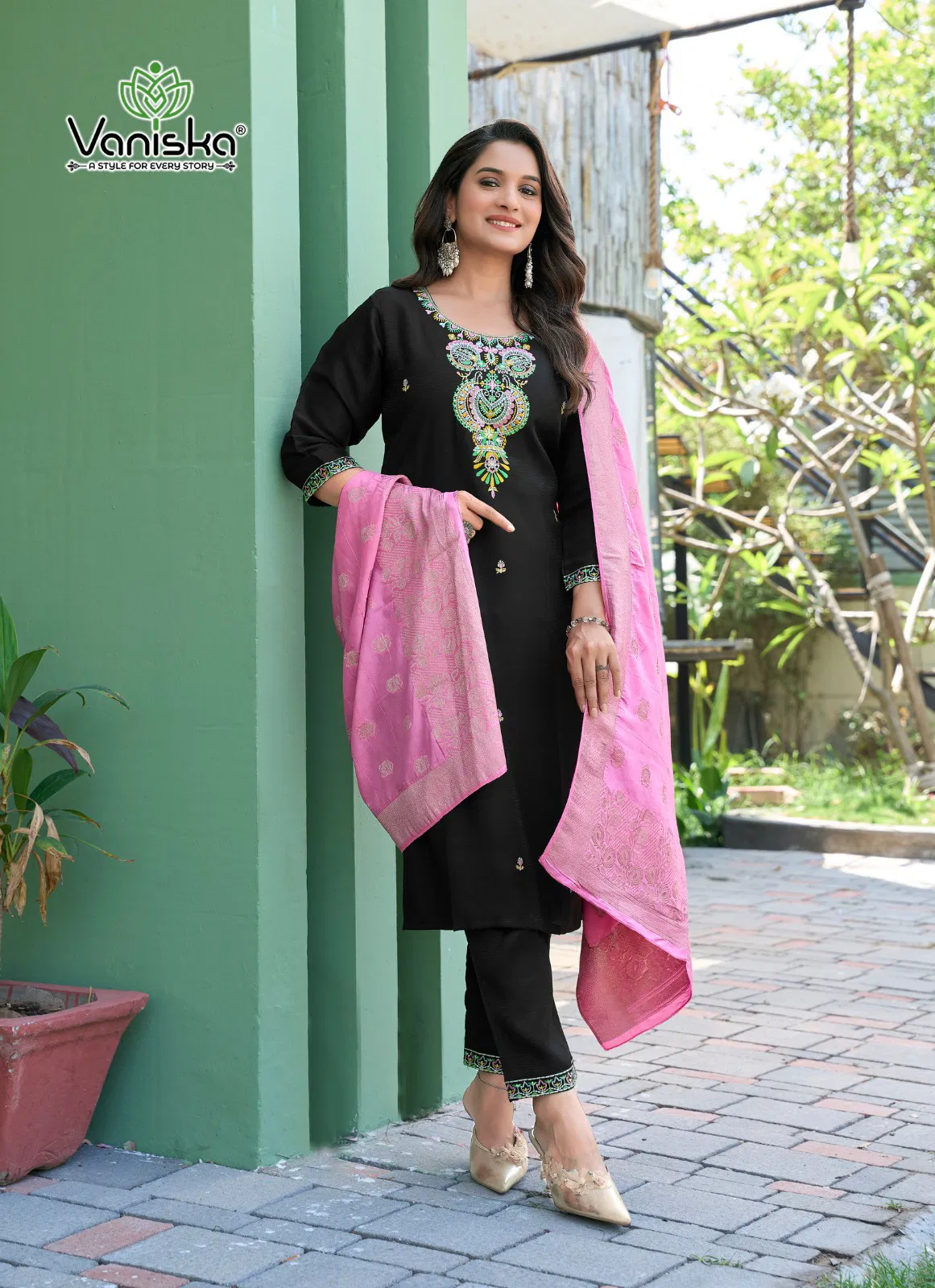 Fantasy Vol 1 By Vaniska Viscose Kurti With Bottom Dupatta Wholesale Online