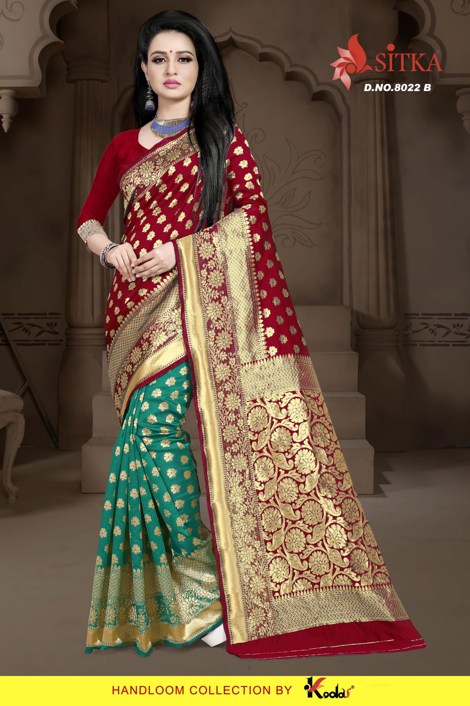 Taal 8022 Festival Wear Exclusive Designer Cotton Silk Saree Collection