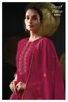 Zarqa 4044 By Ganga Russian Silk Designer Salwar Suits Wholesalers In Surat