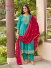 Plus Soch By Aanchi Pure Roman Shimmer Kurti With Bottom Dupatta Wholesale Online