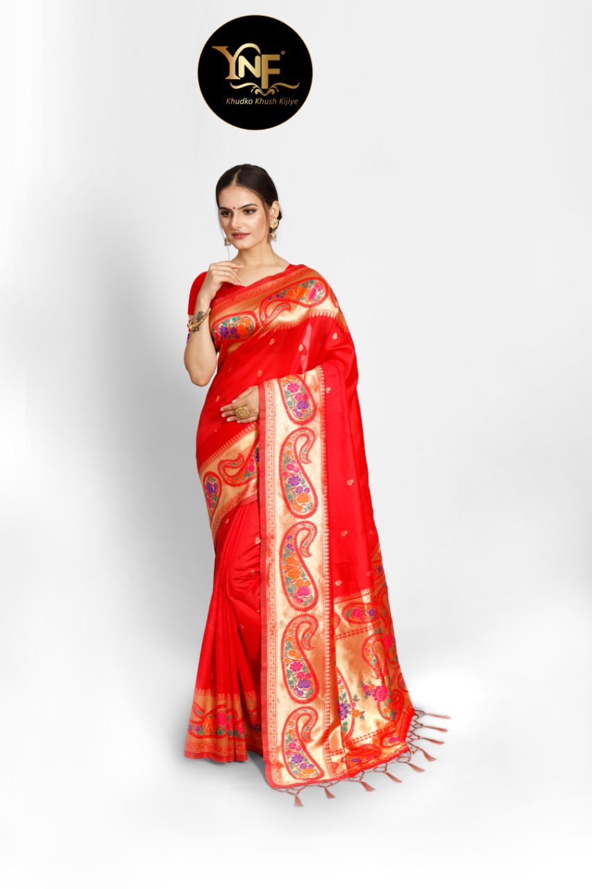 Ynf Jaypore Festive Wear Art Silk Printed Designer Saree Collection
