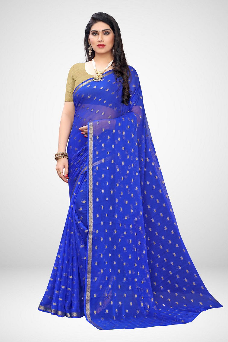 Nazmin Designer Printed Casual and Regular Wear Chiffon Sarees Collection