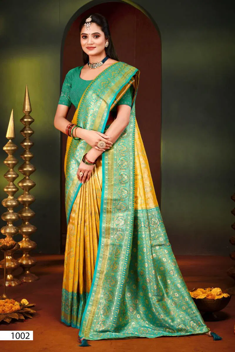 Radha Saroski Vol 1 By Saroj Traditional Wear Silk Saree Best Wholesale Shop In Surat