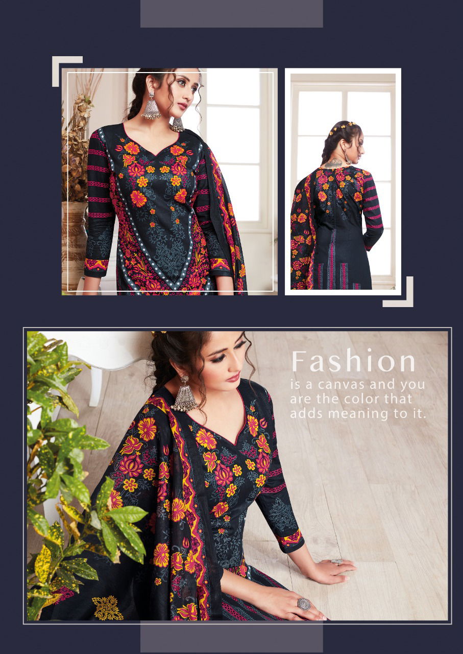 Akash Noor E Shabhnam 7 Cotton Printed Regular Wear Dress Material Collection
