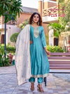 Plus Audi By Aanchi Vichitra Silk Kurti With Bottom Dupatta Wholesalers In Surat