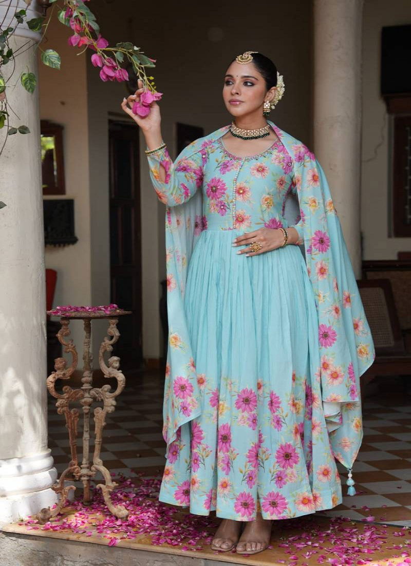 Tanyaa P 252 Cotton Anarkali Readymade Suit Wholesale Shop In Surat

