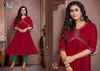 Kinti Aaliya 4 Rayon Embroidery Nayra Cut Kurtis Catalog
