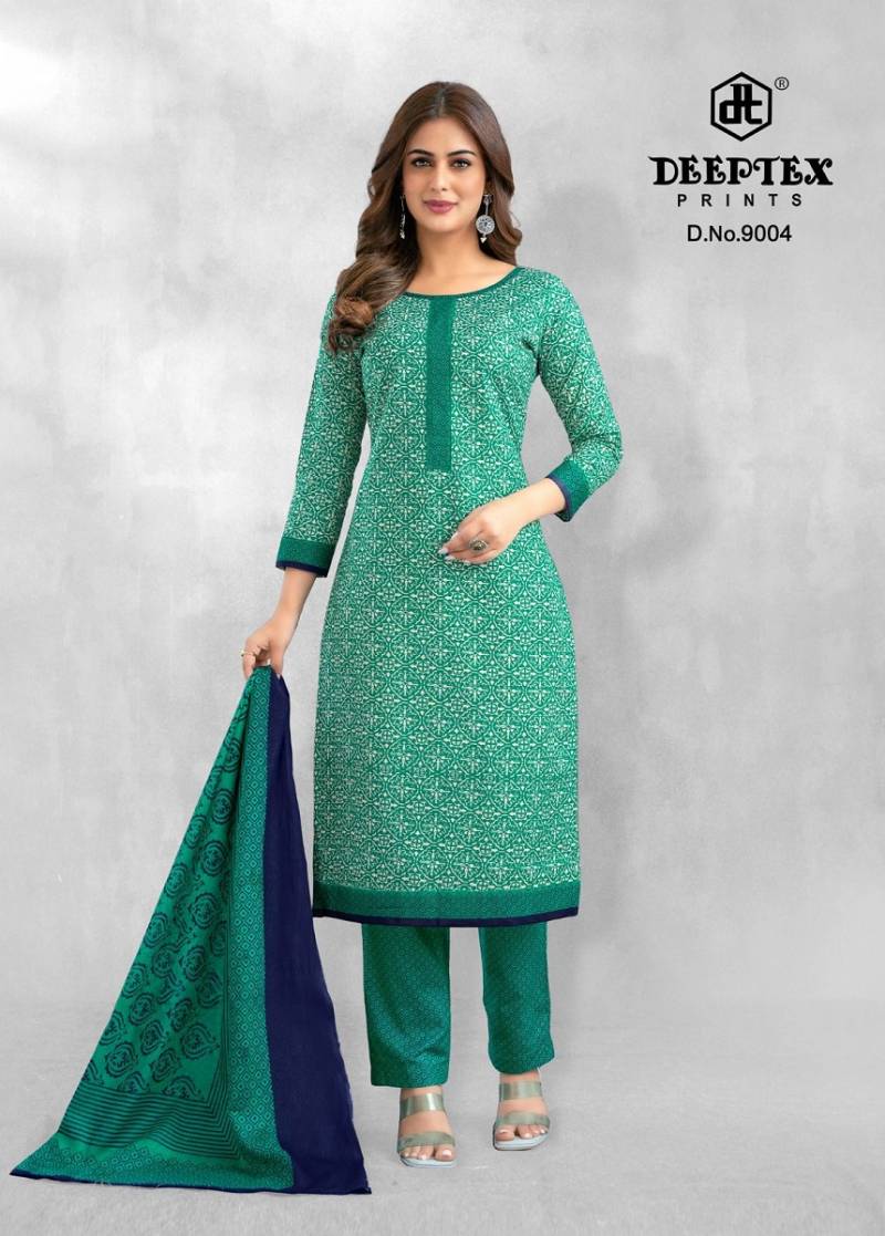 Aaliza Vol 9 By Deeptex Cotton Printed Fancy Dress Material Suppliers In India
