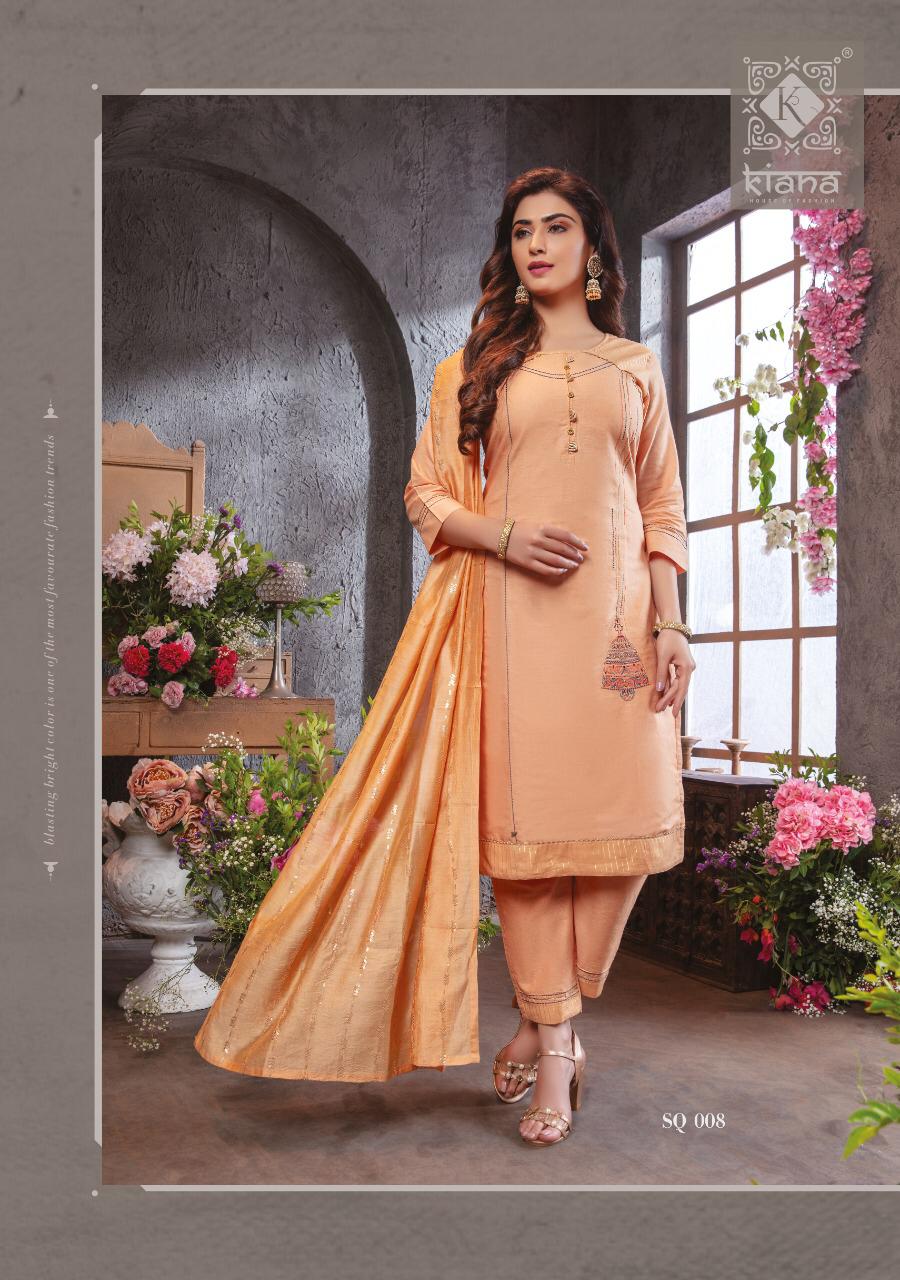 KIANA SUMMER QUEEN Latest Festive Wear Fancy Pure Cotton Lurex Touch  Thread Work Heavy salwar Suit Collection