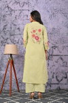 Naisha K 120 Khadi Cotton With Embroidered Work Co Ord Set Wholesale Online