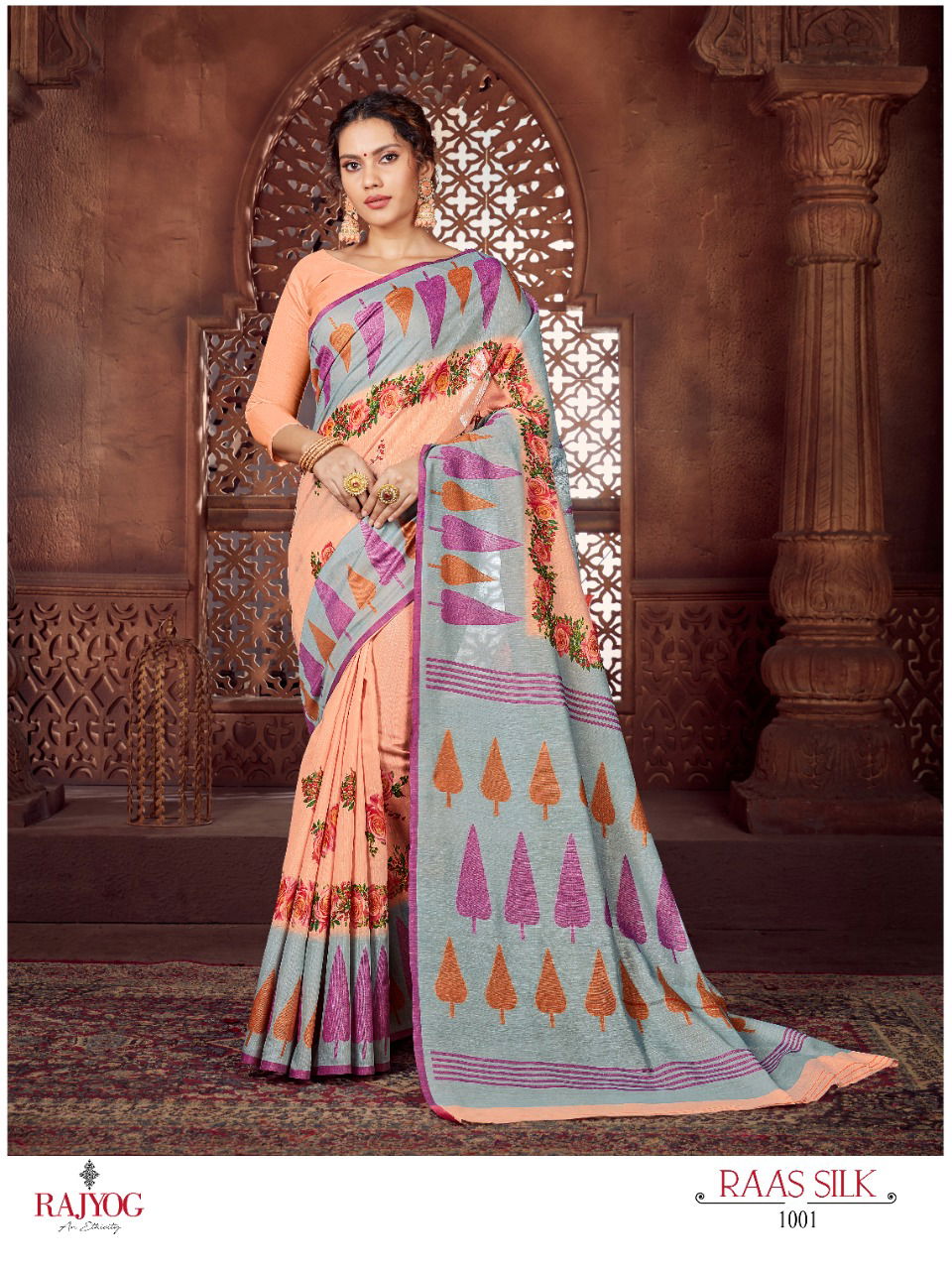 Rajyog Raas Silk Latest Traditional Festive Wear Designer Soft Cotton Saree Collection 