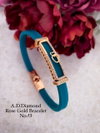 AD Diamond Rose Gold Fancy Bracelets Accessories Catalog