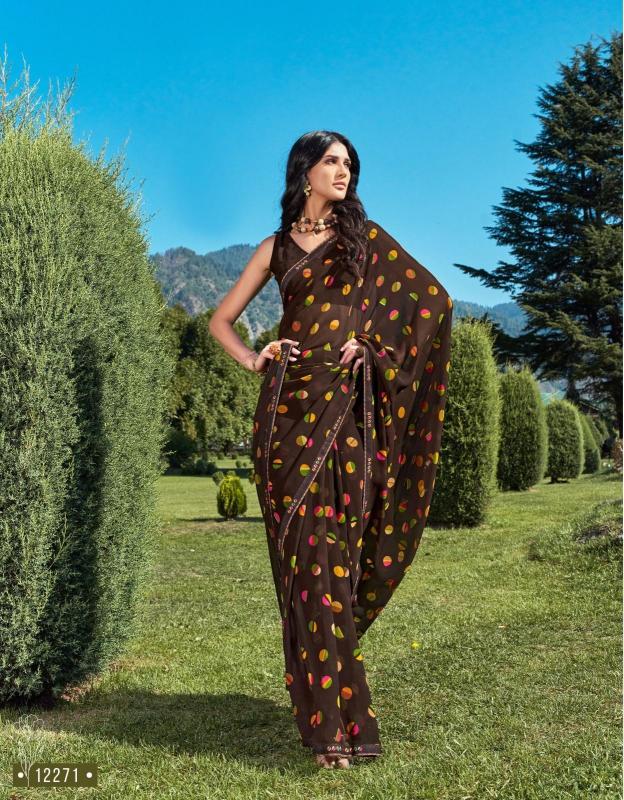 Signature Vol 20 By Sanskar Georgette Saree Wholesale Market In Surat
