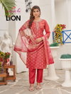 Lion By Aanchi Tissue Butti Kurti With Bottom Dupatta Wholesale Market In Surat